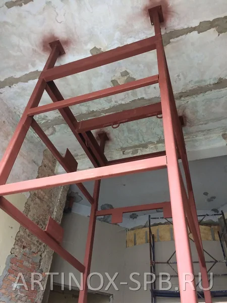 Каркас лифтовой шахты — ракурс 2
